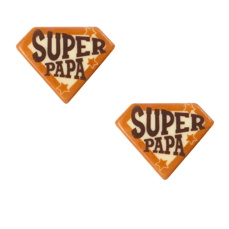 11064 SUPER PAPA 4,5X3,5 CM 120 STUKKEN ***S/CD***