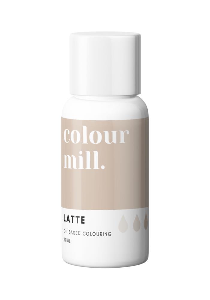 COLOUR MILL VETOPLOSBARE KLEURSTOF LATTE-KOFFIE MET MELK 20ML