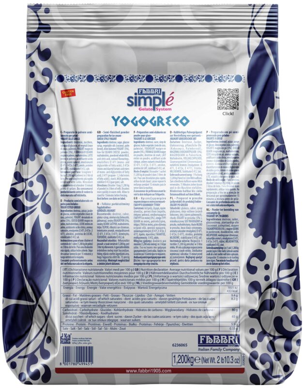FABBRI EENVOUDIGE GRIEKSE YOGHURT 1,2KG
