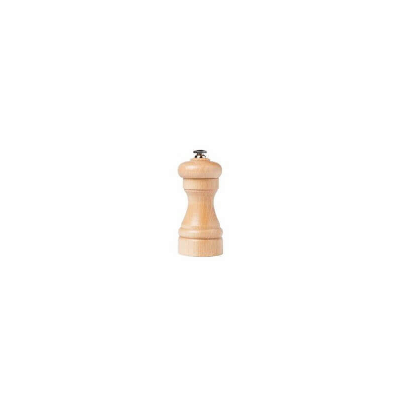 DEMA “MINI” PEPPER MILL VARNISHED – 12CM - 01001