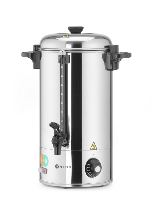 HENDI DISTRIBUTEUR BOISSONS CHAUDES INOX 9L SIMPLE PAROI 2200W