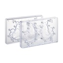 KIT DE 2 MOULES AIMANTES POUR CHOCOLAT COQ 3D 2EMP 10X16XH12,6CM ±80GR