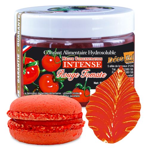  INTENSE WATER-SOLUBLE COLORANT TOMATO RED E129 -INT52 50GR