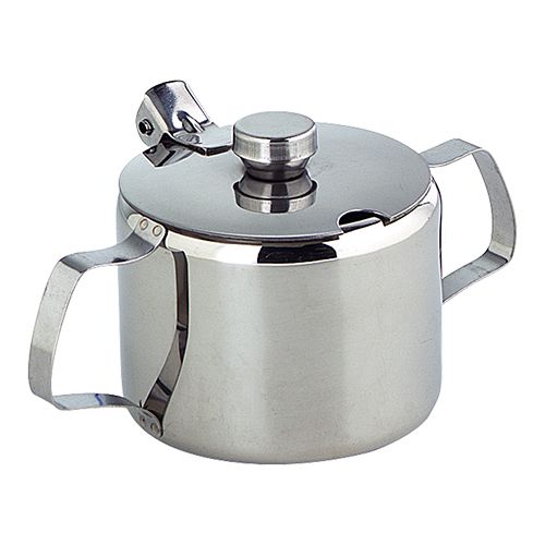 RVS SUIKERPOT MET DEKSEL 0,2 L