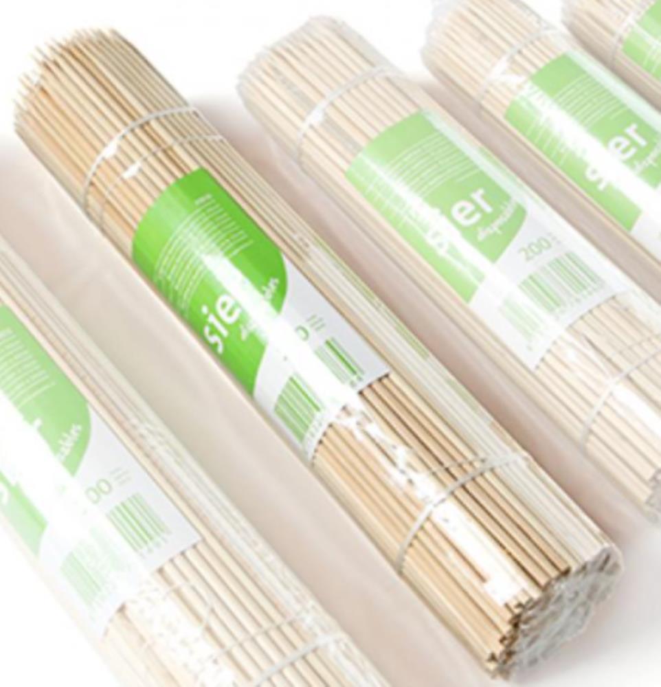 SIER BAMBOO SKEWERS Ø 3 MM / 25CM - PACK OF 200 