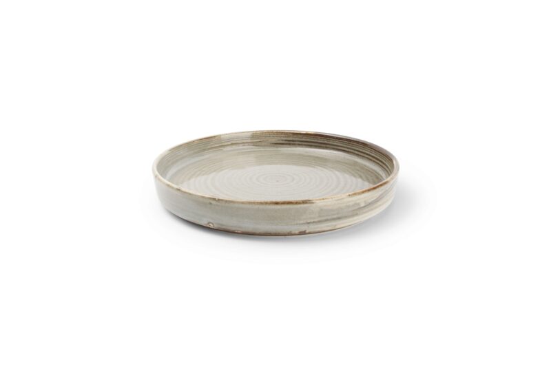 F2D GREY MUNDUK ASSIETTE 20XH2.8CM - 604351