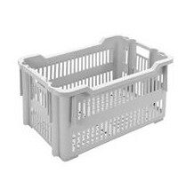 BROODBAK GRIJS PVC 62X50X36CM MET GETUIGSCHRIFT