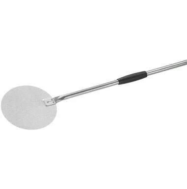 GI-METAL 20CM ROUND ALUMINIUM PIZZA PEEL 120CM HANDLE