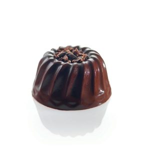 009003 KOUGLOF BLACK POMPONS PCB Ø 7.2 CM H. 3.5 CM 60PCS ***S/CD***
