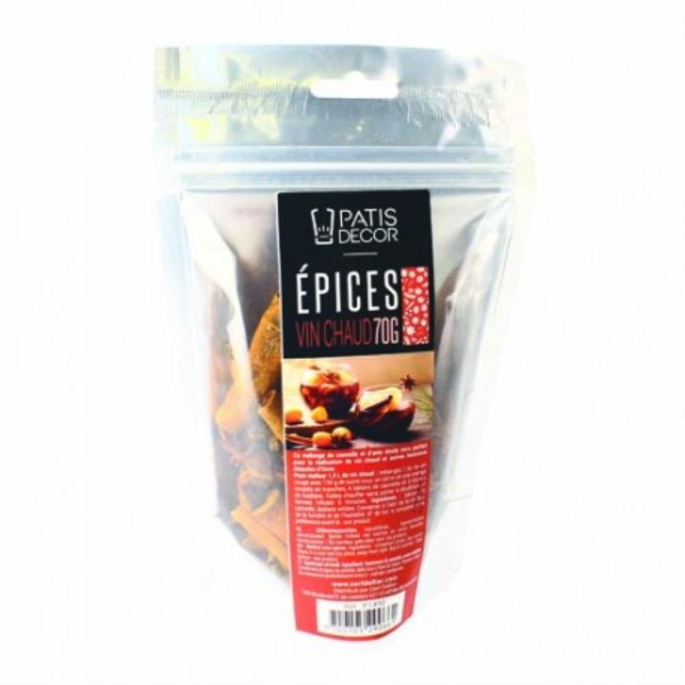 PATISDECOR EPICES POUR VIN CHAUD SACHET DE 70GR