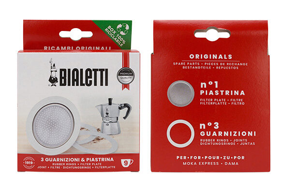 BIALETTI SET 3 GASKETS + FILTER 9T MOKA