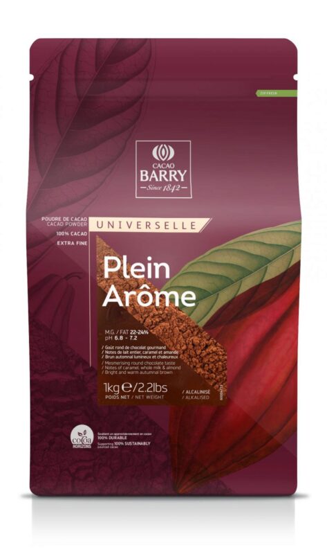 BARRY DCP-22PLARO-E0-91B CACAOPOEDER 22/24%    5KG KARTON VAN 4 ZAKKEN X 5KG=KG