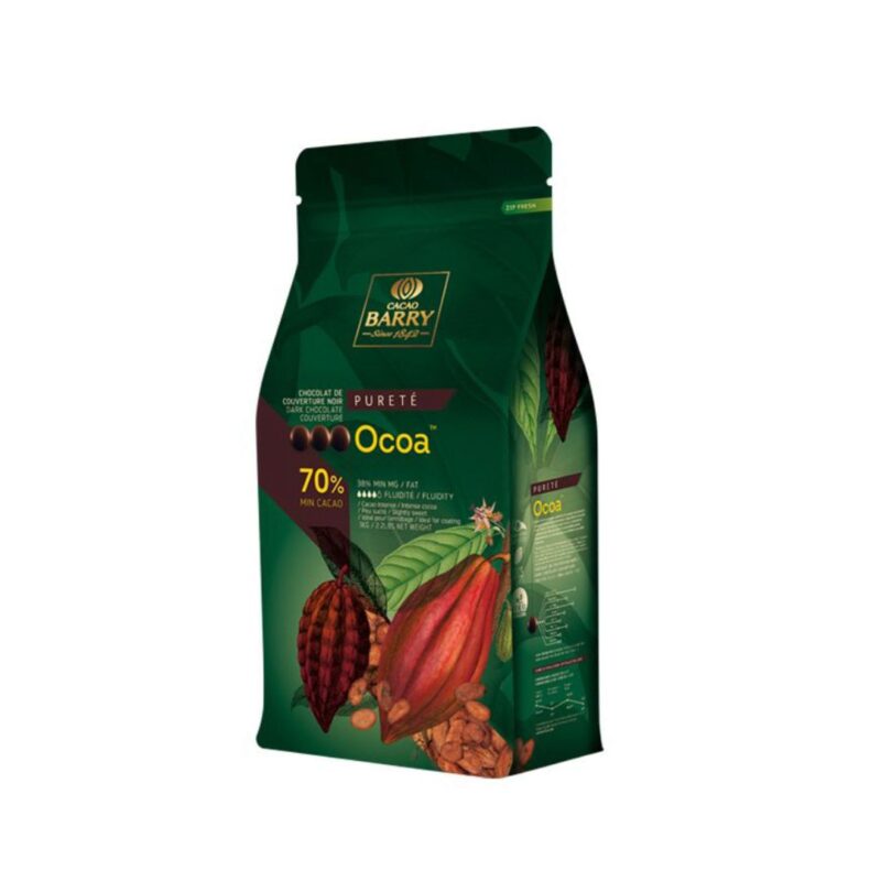 BARRY CHD-N70OCOA-E1-U68 OCOA ZWART 70% IN CALLETS 1KG