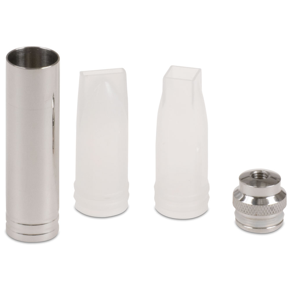 ISI 3 DOUILLES DECORATION PETALE-CARRE-ROND + ADAPTATEUR