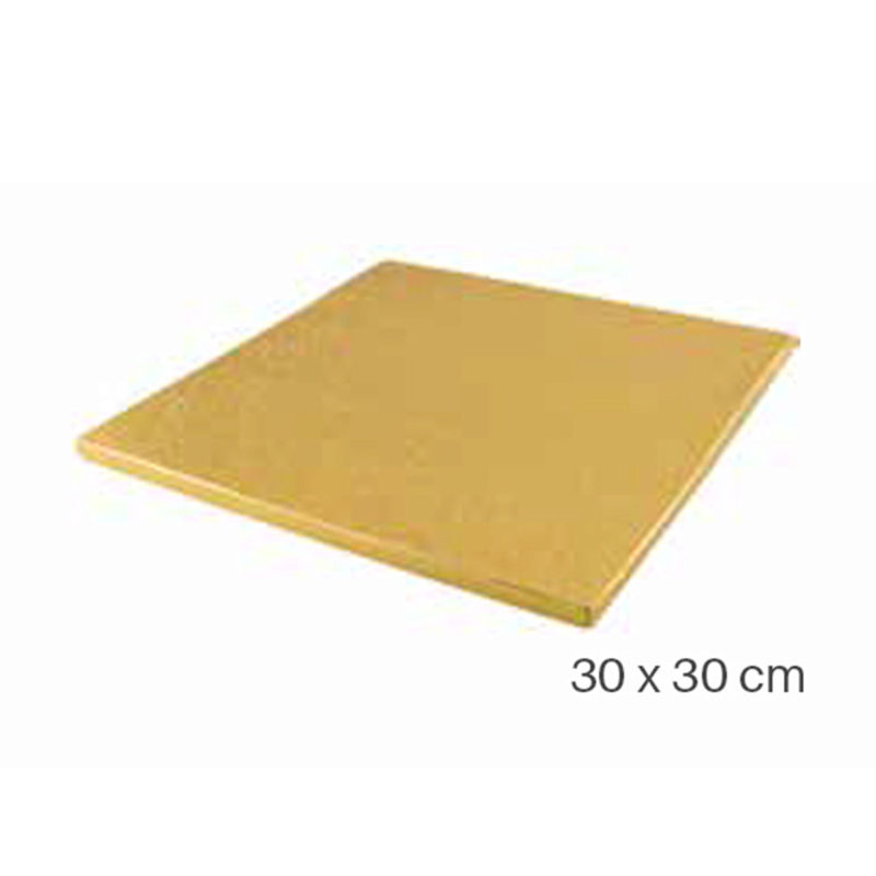 1030449 SQUARE PLATE 30 X 30CM GOLD FOST+ INCLUDED