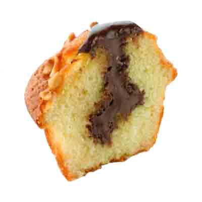 ❄️VAMIX A230 VANILLA MUFFIN WITH COCOA-HAZELNUT FILLING 36X112GR