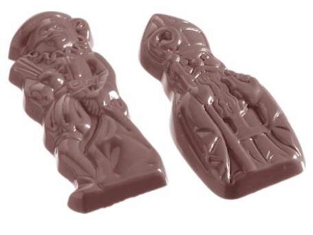 SINT NICOLAAS/VADER ZWEEP CHOCOLADEVORM CW1078 4X3 -- 9,5GR *275X135MM