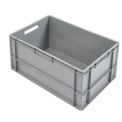 BAC EURONORM PO/PLEIN 60X40XH32CM GRIS-60L BUDGET LINE