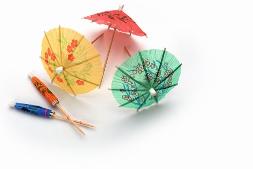 PIQUE PARASOL MULTICOLORE 100MM 150 PCES