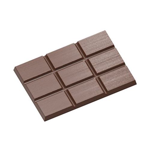 *FDS*MOULE À CHOCOLAT TABLETTE RAYURES CW161013.5X27.5CM 1X1 327GR