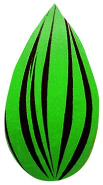 PCB Mini vellen FC Green strokes 2.9x1.5 cm 304pces ***s/cd***