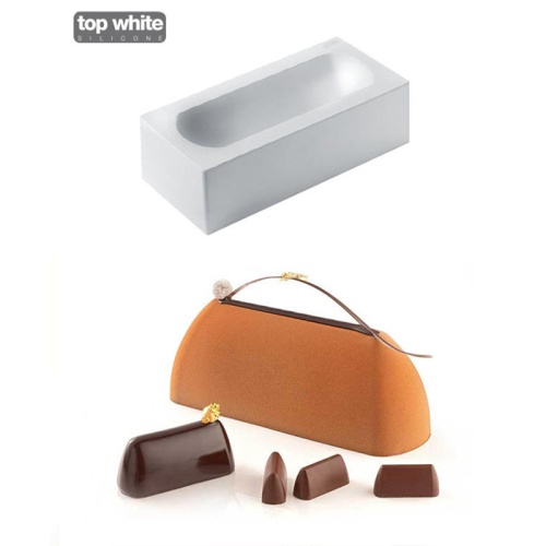 GIANDUJA VORM/1 IN SILICONE INDIVIDUEEL250X80 HT 90MM 1200ML=STUK