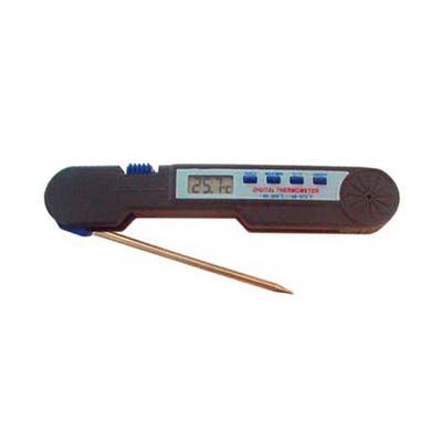 ALLA DIGITAL POCKET THERMOMETER ROTATING STAINLESS STEEL PROBE FROM -50° TO +200°
