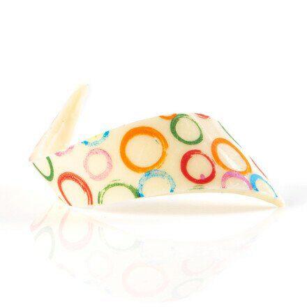 2024696 COLORFUL BUCKLE WITH FLOWERS/ROUNDS 9CM 69PCS