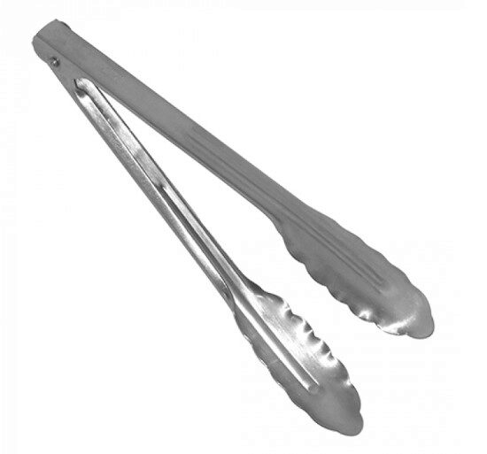  TRENTON RVS SERVEERTANG 24CM EIKENBLAD