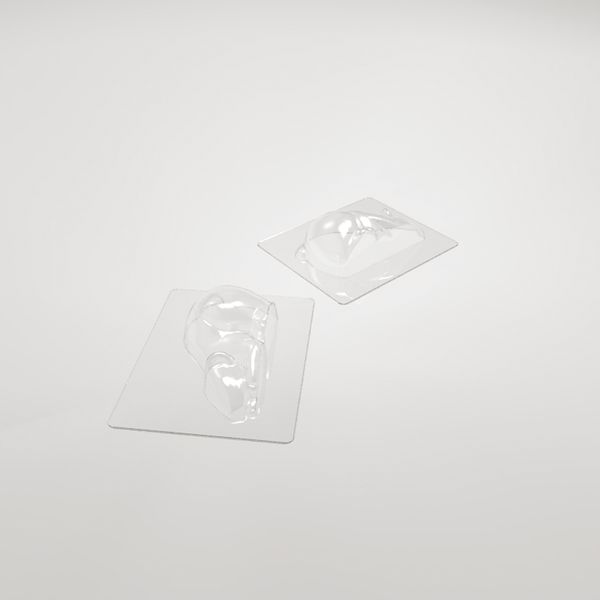 025193 PCB MOULES OURS COUCHÉ POUR 4 PIÈCES 12X6,8CM H. 4,2 CM 8PCES ***S/CD***