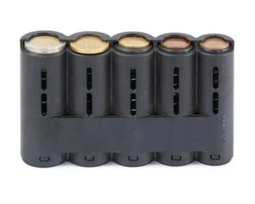 PAVELINNI PVC COIN DISPENSER 13X8.5CM 2 CLIPS TO ATTACH TO THE BELT