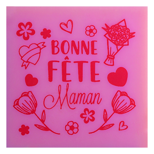 088121 SQUARE PCB CB DOODLE 4CM 60PCS ***S/CDE***