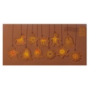 088156 PCB GEDRUKTE BLADEN P'TIT KOEKJES KAARTEN EN ZAKKEN 21,3X10,3CM 30STKS ***S/CDE***