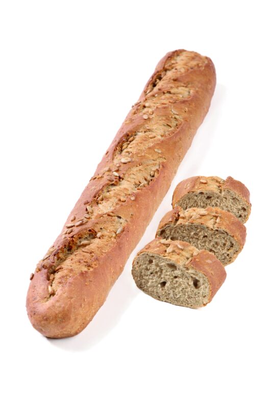 ❄️DELIFRANCE 19I15 BAGUETTE PARISIEN MULTI TOURNESOL 58CM PAC 24 X 400GR