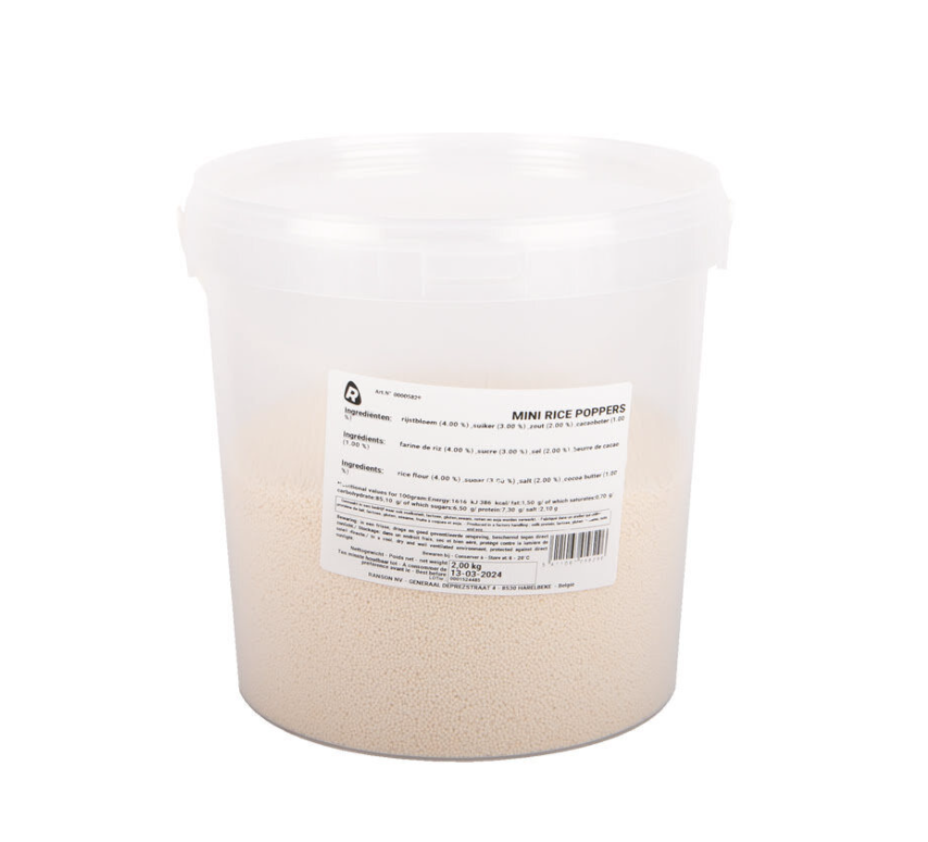 MINI RIZ SOUFFLÉ RICE POPPERS 2KG ***S/CDE***