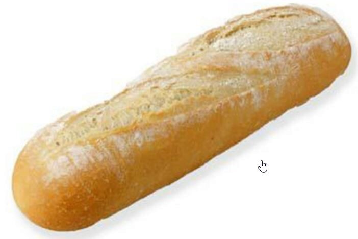 ❄️PASTRIDOR 223282 HALVE WITTE STOKBROOD PLUS 27CM  BAKKLAAR 40X165GR ***OP BESTELLING*