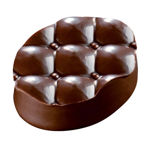 011167 PCB-RELIËFVEL VOOR GEWATTEERDE CHOCOLADE 25X40CM 27 STUKS ***s/cd***