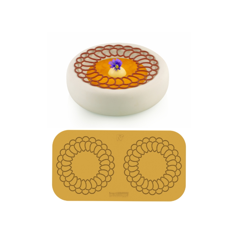 SILIKOMART NATURAE PRO MOULE SILICONE MANDALA N.2 Ø14CM H0,2CM