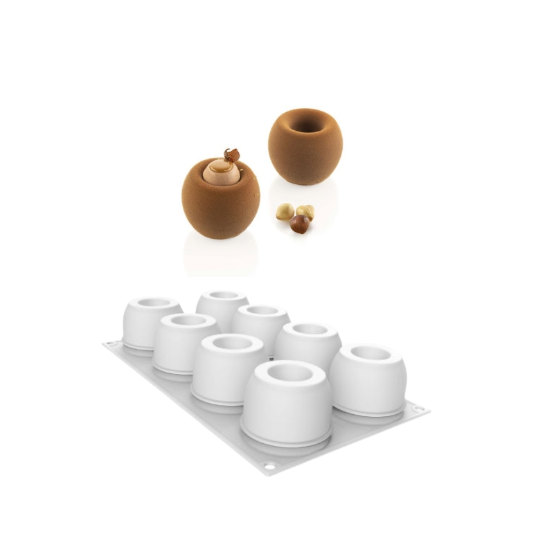 SILIKOMART MOULE SILICONE SECRET 110 N.8 Ø6,2CM H4,9CM 