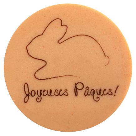 060912 ROUND PCB CBC RABBIT Ø 3.5 CM 120PCS ***S/CD***