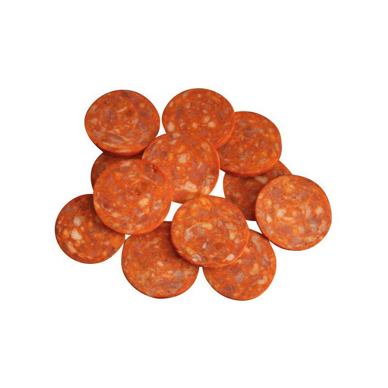 ❄️CHORIZO GESNEDEN Ø3.8CM IQF VOORGEBAKKEN BAZIN VAN 1KG