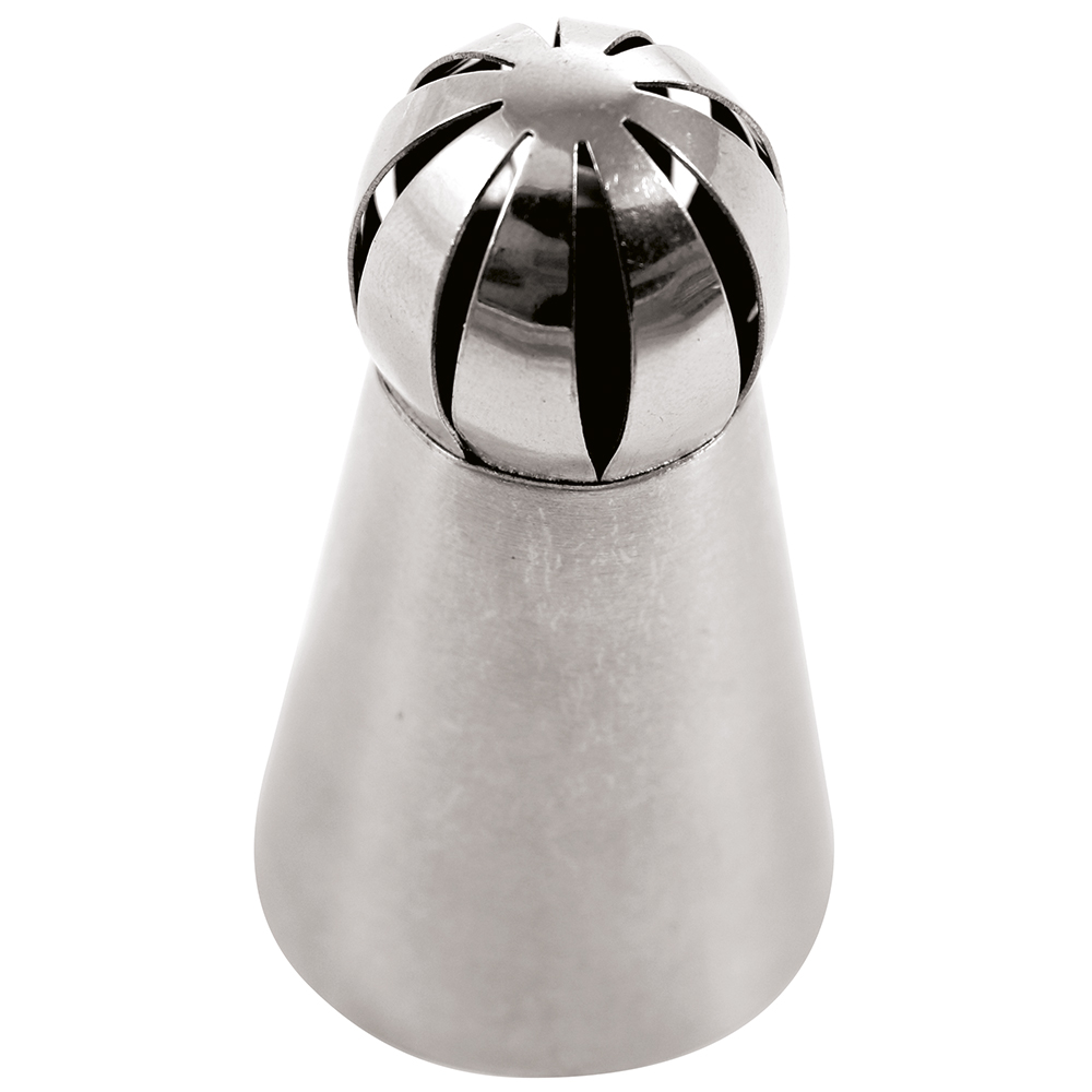 GM BX0101 STAINLESS STEEL RUSSIAN ICING NOZZLE, STRAIGHT LINE, LARGE
