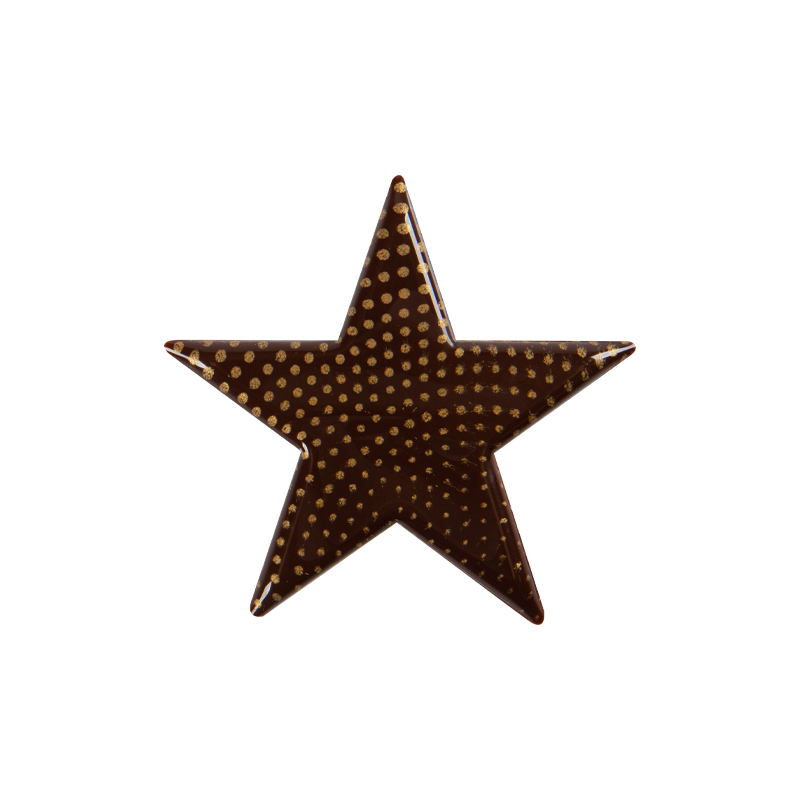 2015653 STAR WITH DOTS 5.5CM 60PCS ***ON ORDER***