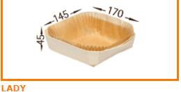 PANI MOULES LADY 170X145X45 NEUTRE CARTON DE 100 PC  ***S/CD***