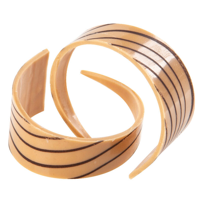 2035009 CHOCOLADE BRUINE KARAMEL LIJN GESP 4 CM 72 STUKS ***S/CD***