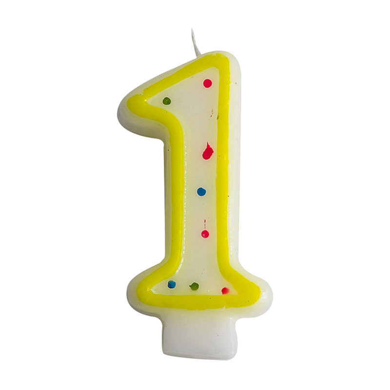 1023807 BOUGIES CHIFFRE NR 1***S/CD***
