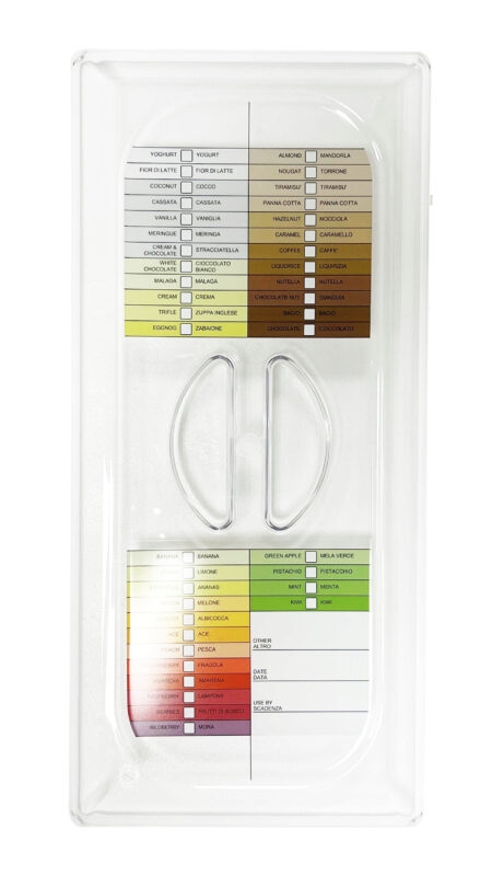 POLYCARBONAAT IJSBAK DEKSEL 360 X 165 MM "MET HACCP-LABEL"