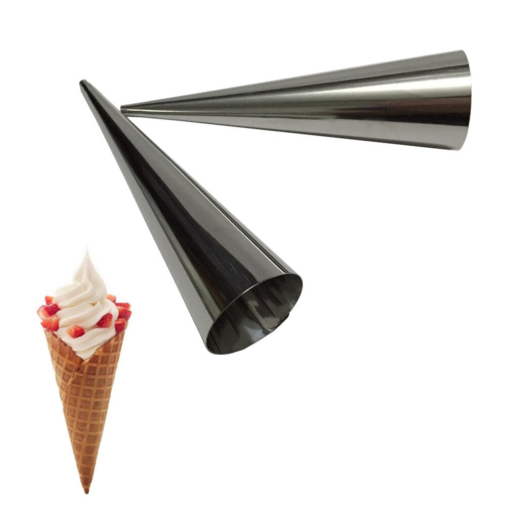 MOULE A CORNET EN INOX 130X35MM
