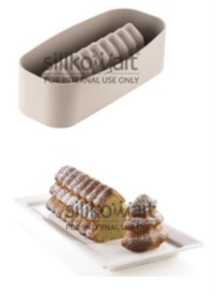 SILIKOMART LOG MOLD FIR TREE SHAPE 250 X 89 H 87MM VOLUME 1000ML