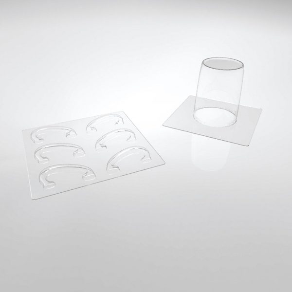 025191 PCB MALLEN MOKKEN EN HANDGREPEN VOOR 3 STUKS Ø 8CM H. 10 CM 4 STUKS ***S/CD***